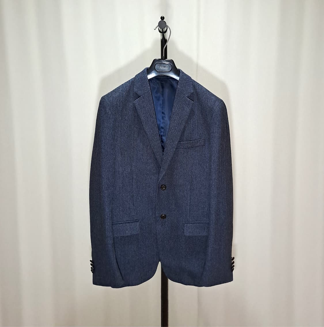 (택포) 헤지스 슬림핏 울 혼방 헤링본 자켓 B160 상품이미지1