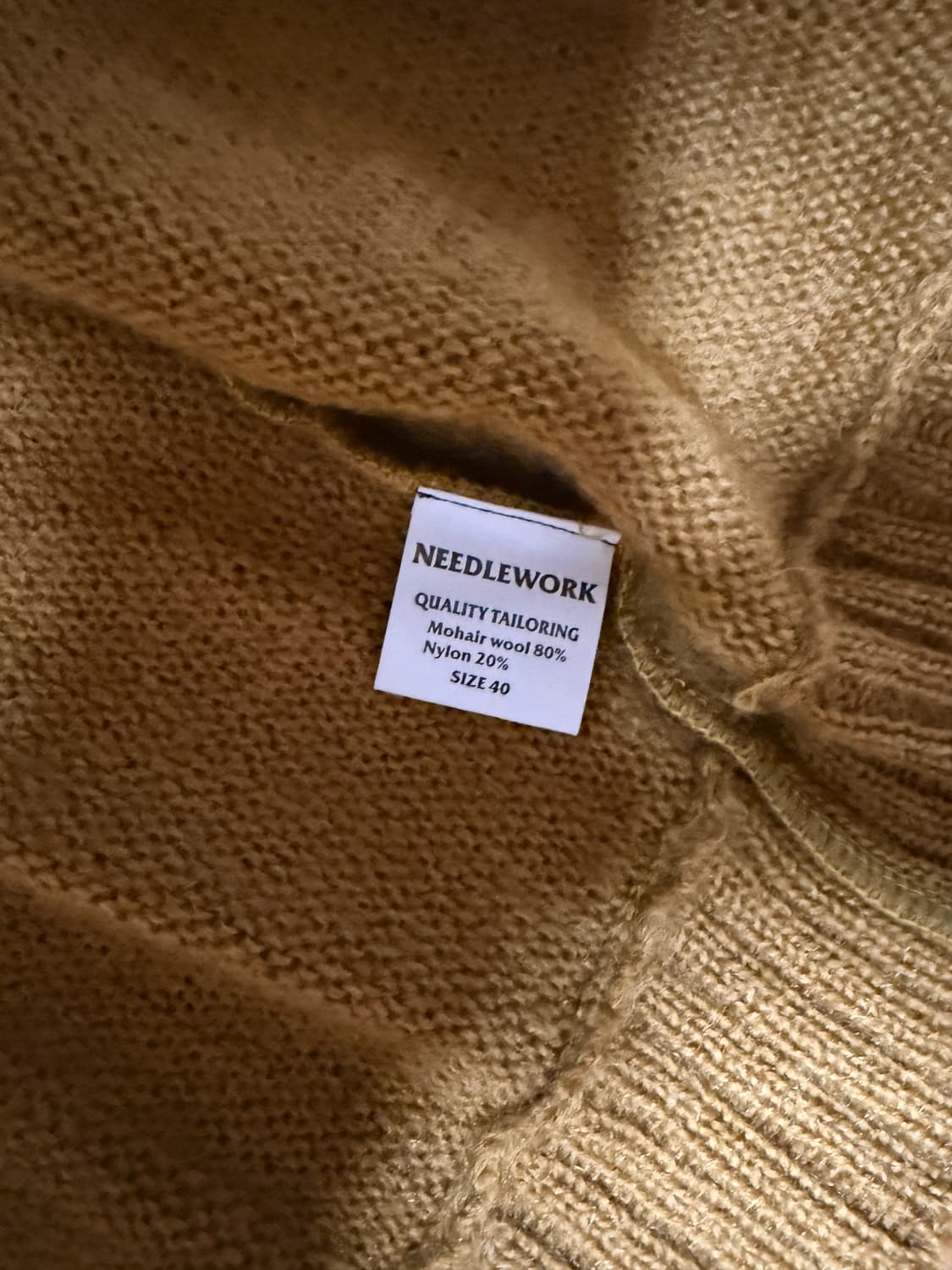 니들워크 모헤어 가디건 상품이미지2