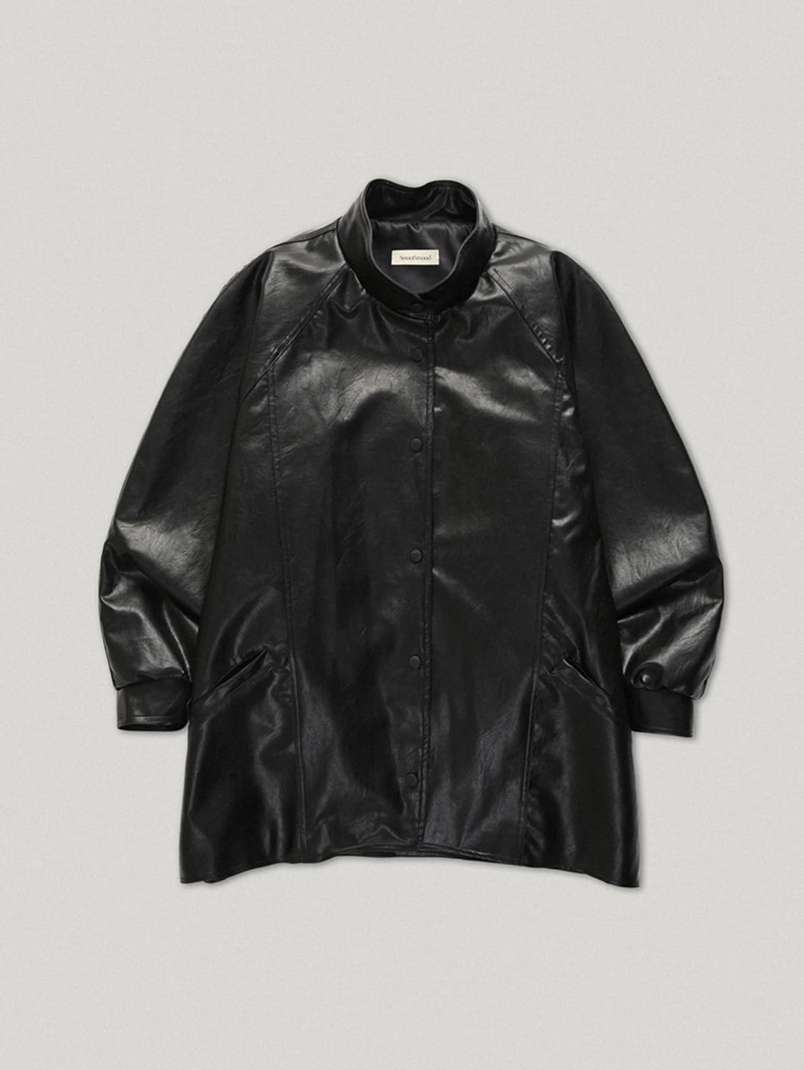 스무드무드 Black Des Prés Leather Jacket 상품이미지1