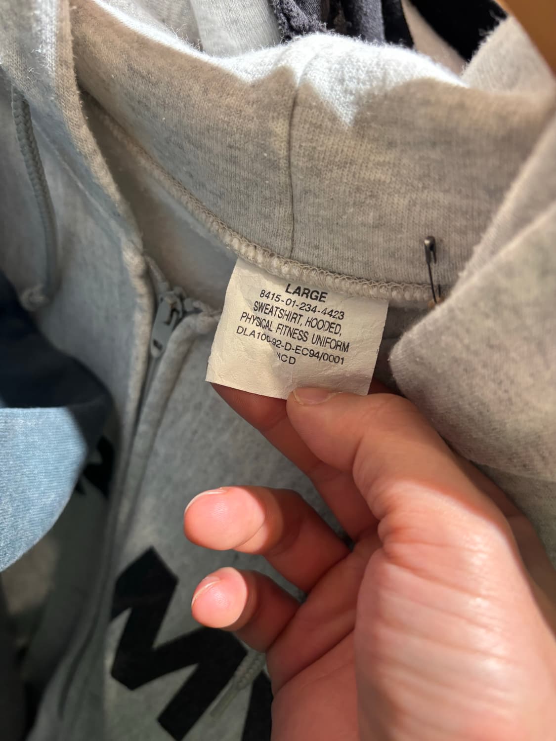 9Os U.S. Army PFU Full Zip Hoodie 상품이미지4