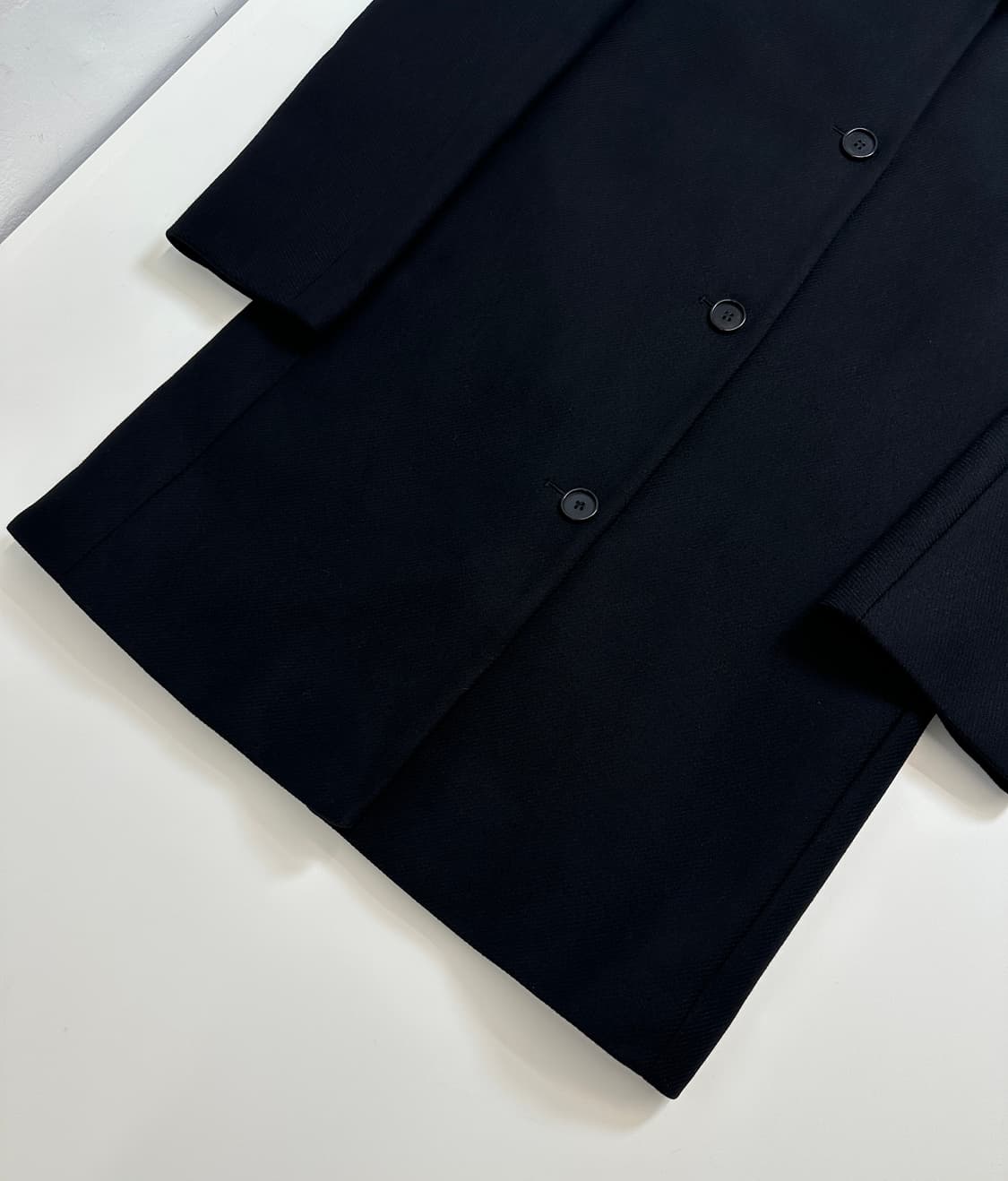 cos 코스 스플릿 울 카코트 블랙 38 상품이미지3