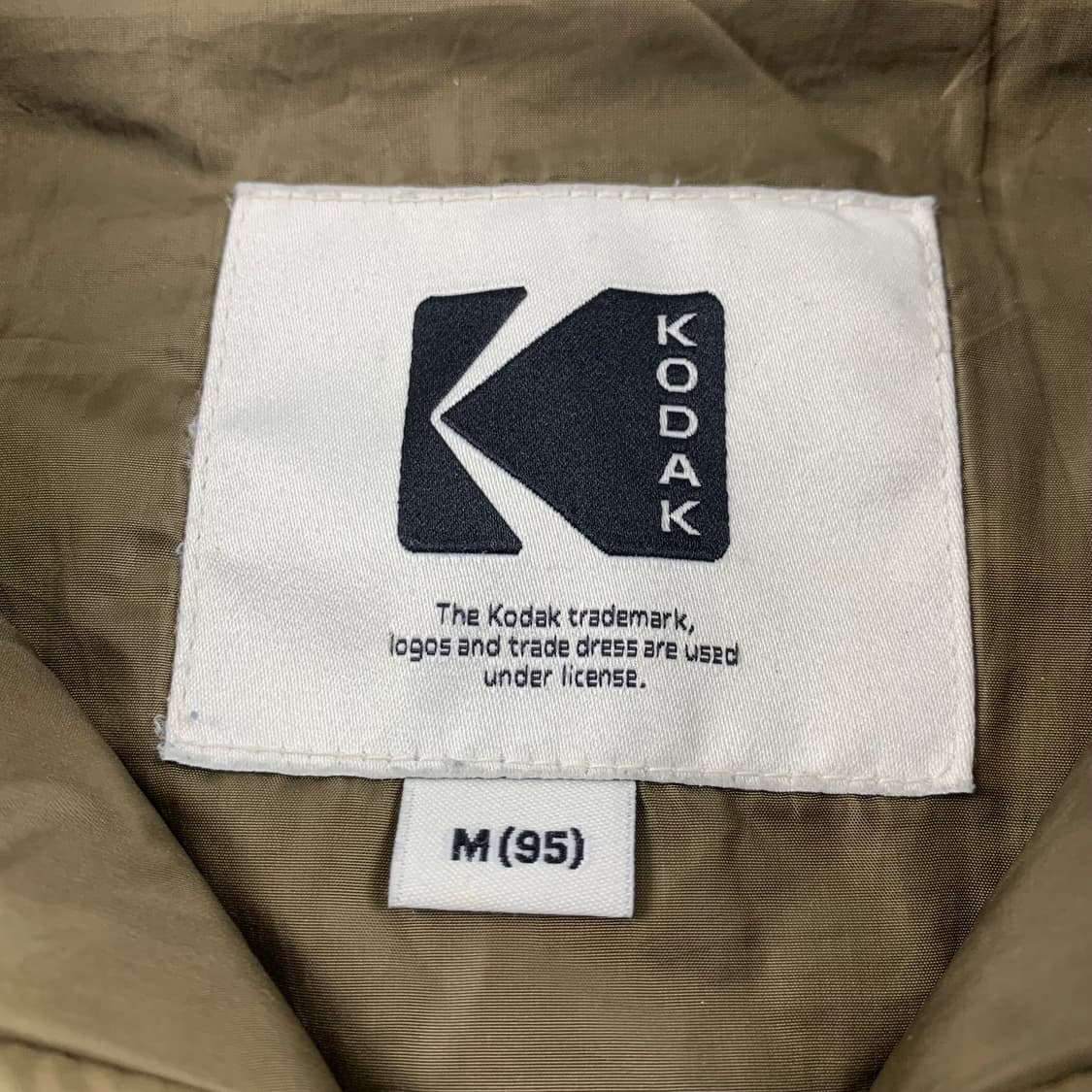 코닥 자수로고 코다크롬 컬러블록 플리스 집업 베스트 상품이미지6