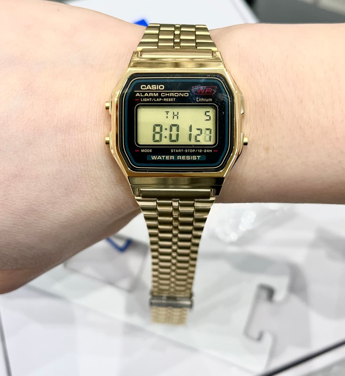 카시오 금장 메탈 시계 새상품 상품이미지1