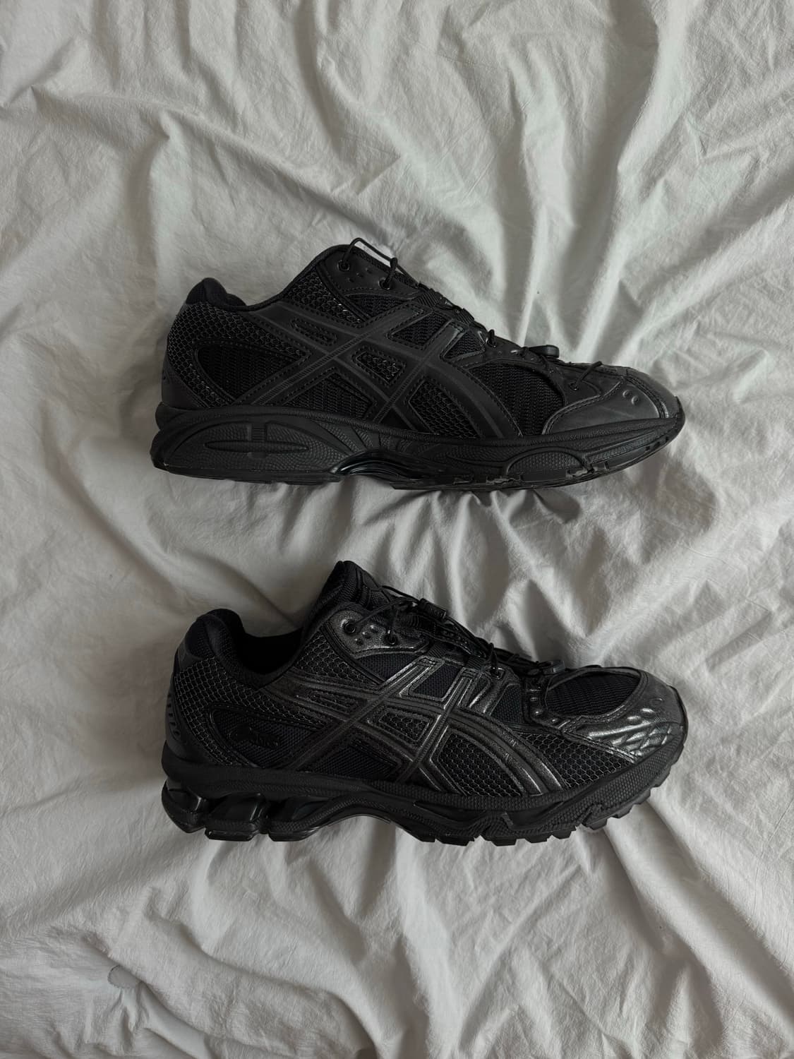 아식스 x 언어펙티드 젤 님버스 10.1 블랙 블랙 280 상품이미지5