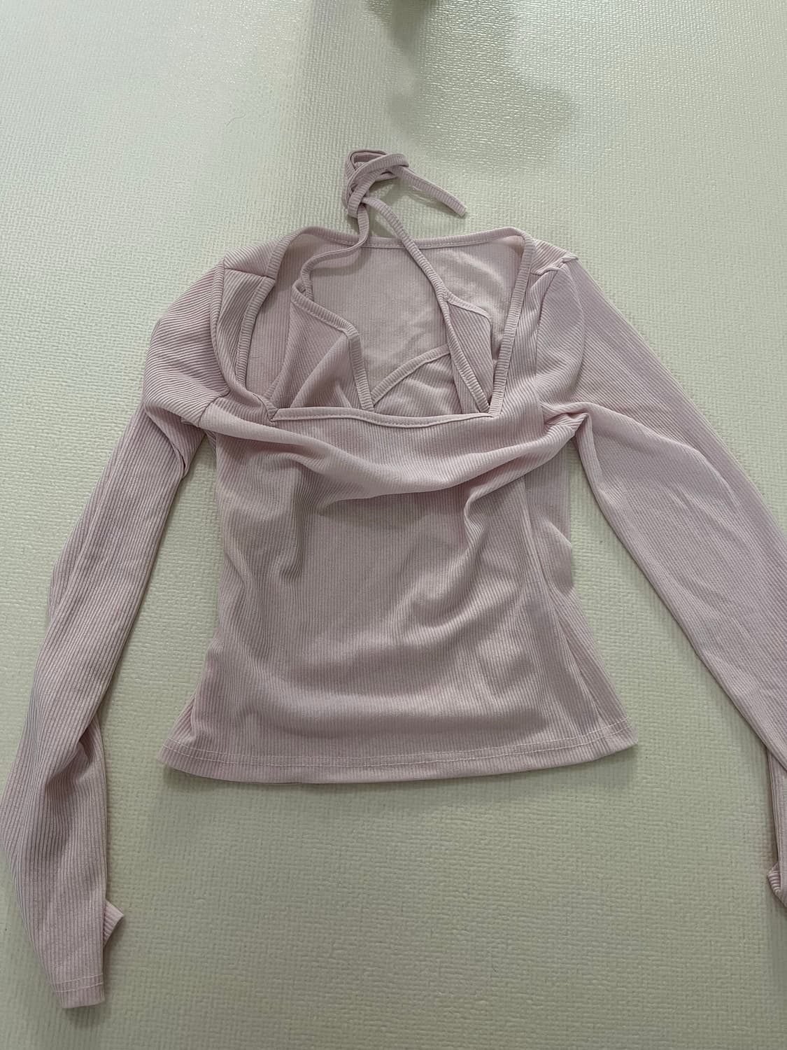 발레코어 베이비 핑크 나시 올인원 상품이미지2