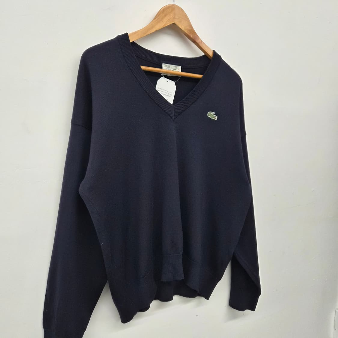 라코스테 네이비색 V넥 니트 남성 L 상품이미지2