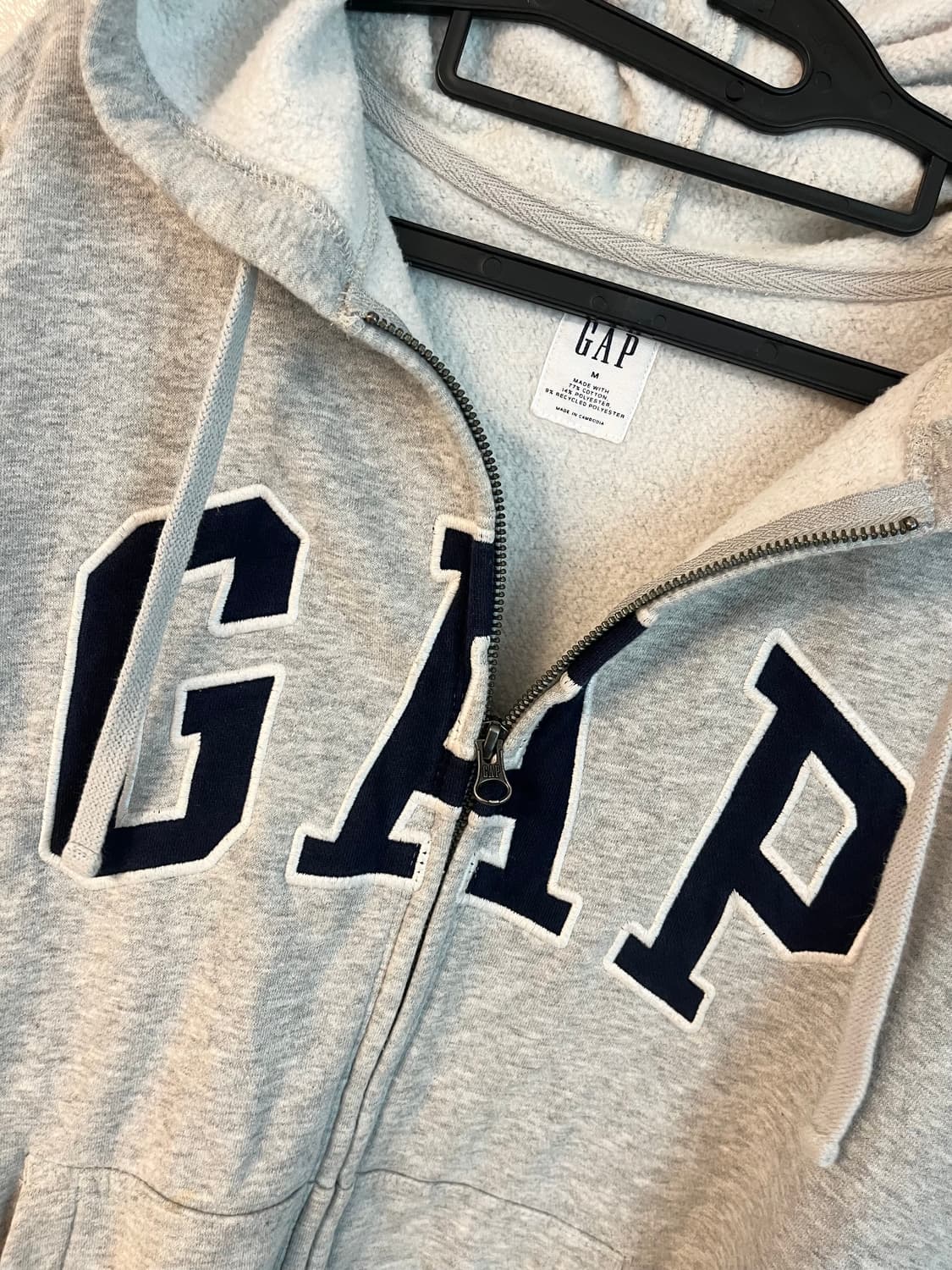 갭 GAP 후드집업 그레이 (M size)  상품이미지1
