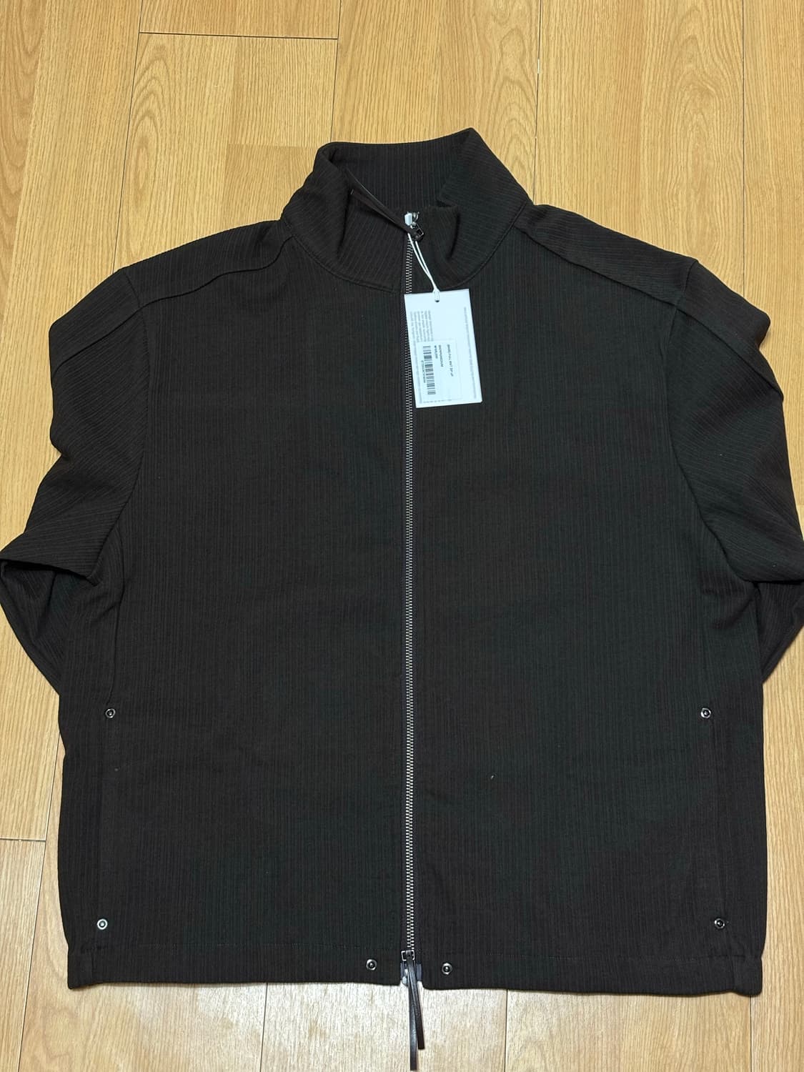 Etce 이티씨이 풀 니트 집업 브라운 M 상품이미지1