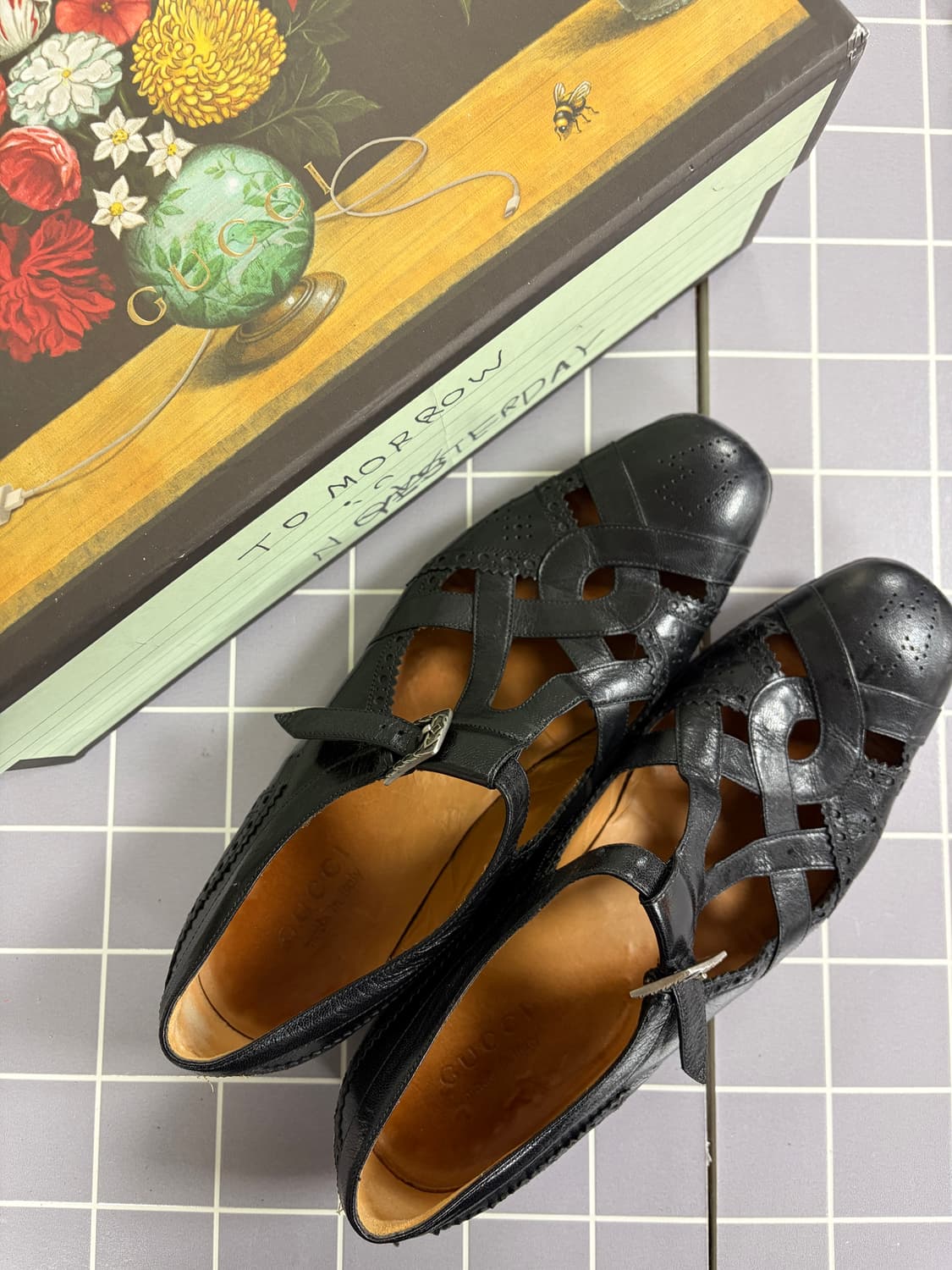 구찌(여름 구두 희귀 상품) 컷아웃 브로그 슈즈 280-285 상품이미지3