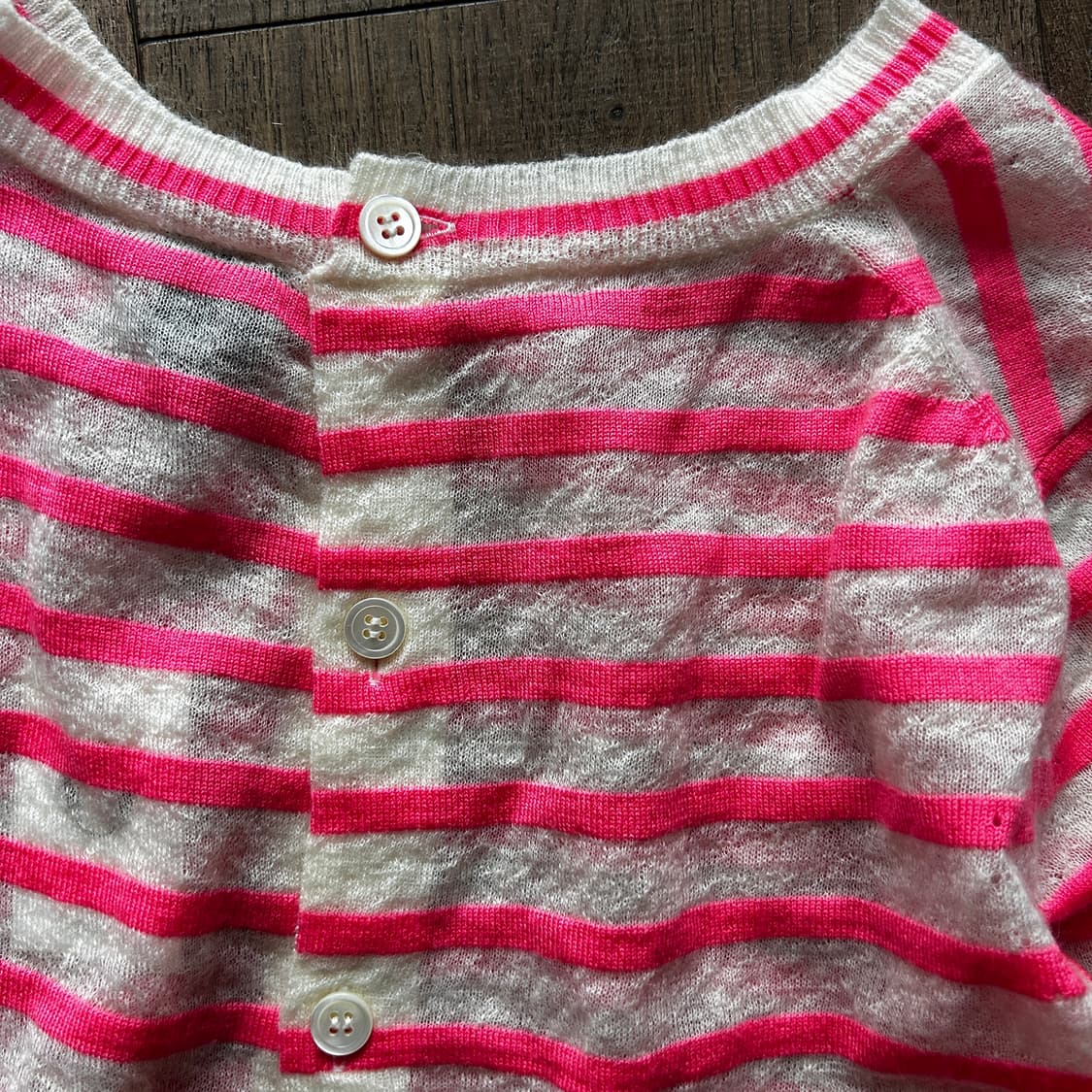 Stripe Backclosing Knit 상품이미지7