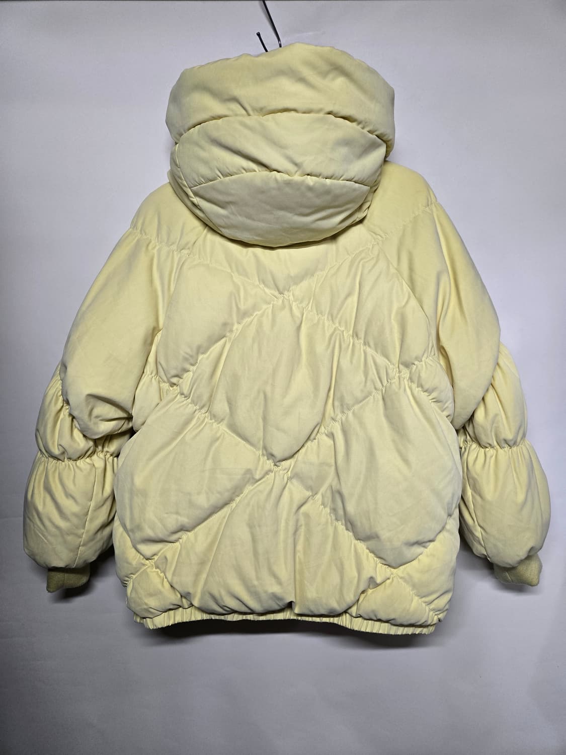 ONLY 양면 패딩 S 실버/노랑 상품이미지6