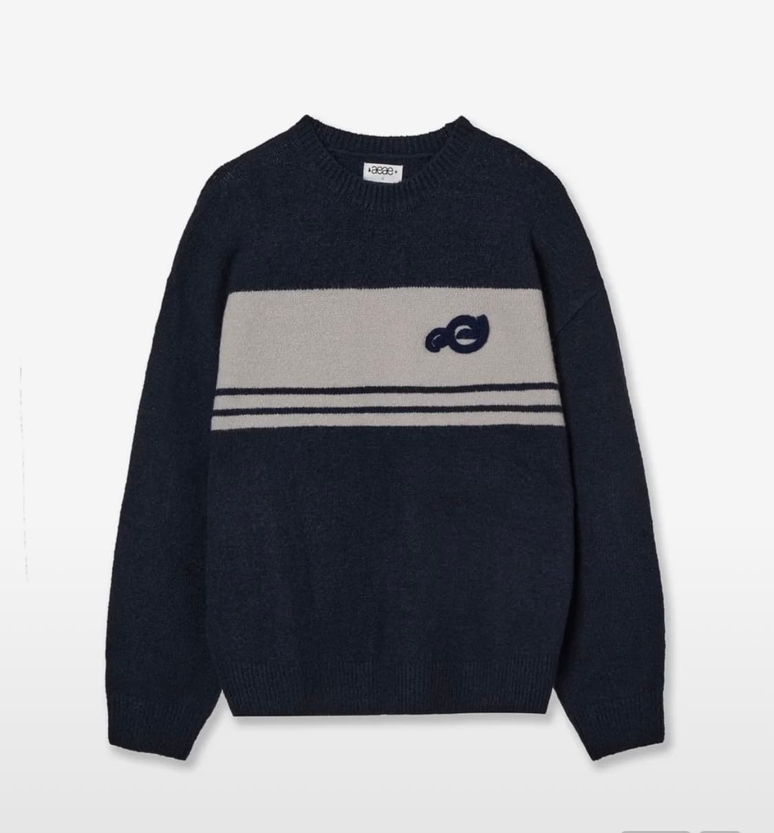 aeae 네이비 니트 상품이미지1