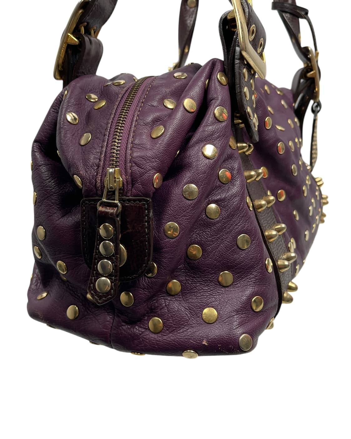 Be&D 램스킨 레더 스터드 백 상품이미지8