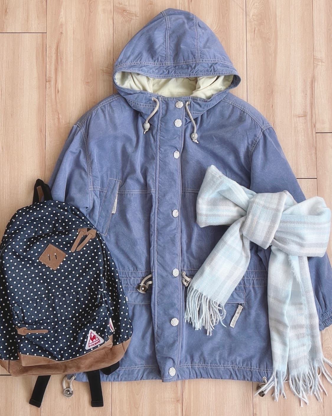 블루 패딩야상 상품이미지1