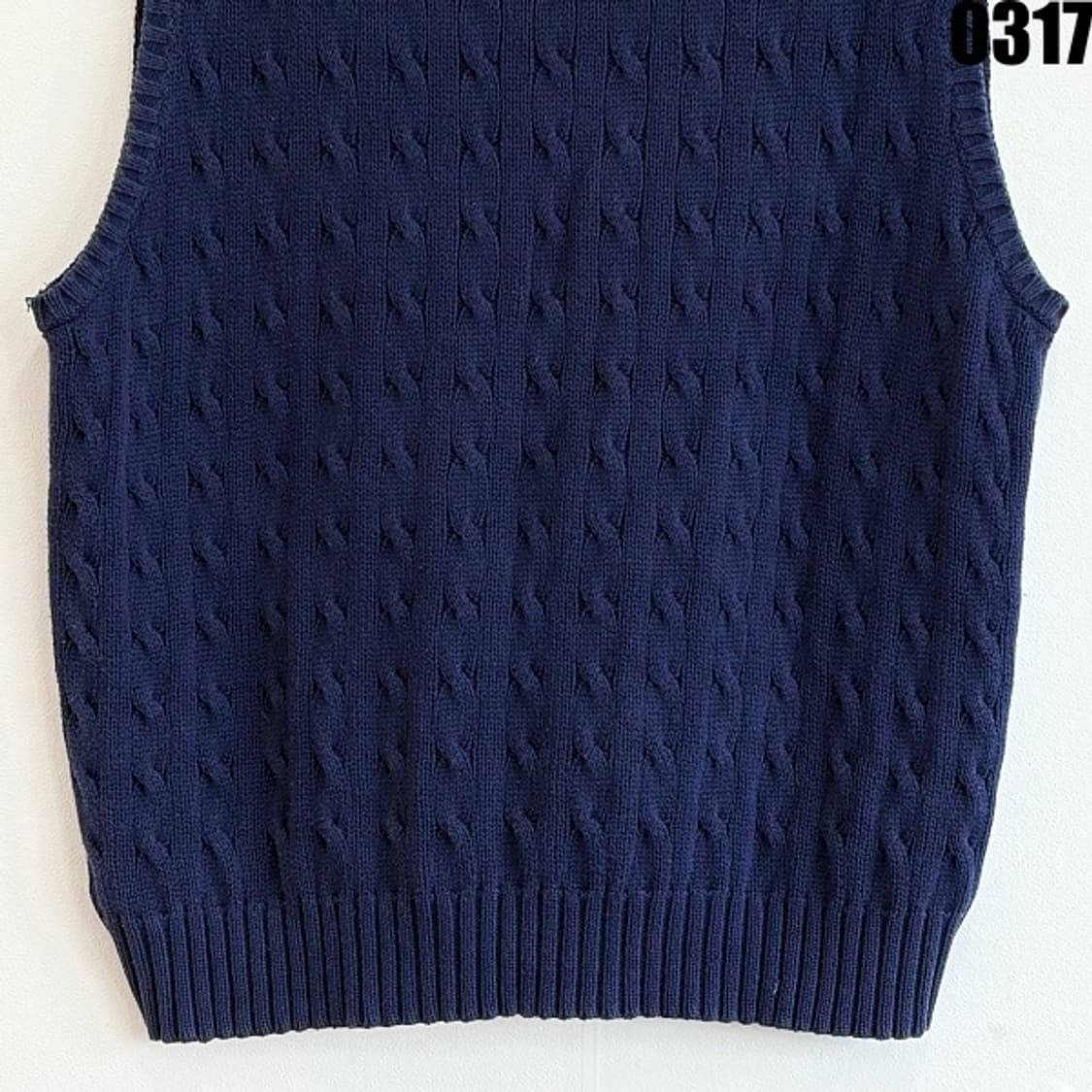 폴로 랄프로렌 정품 케이블 니트 베스트 XL  상품이미지9