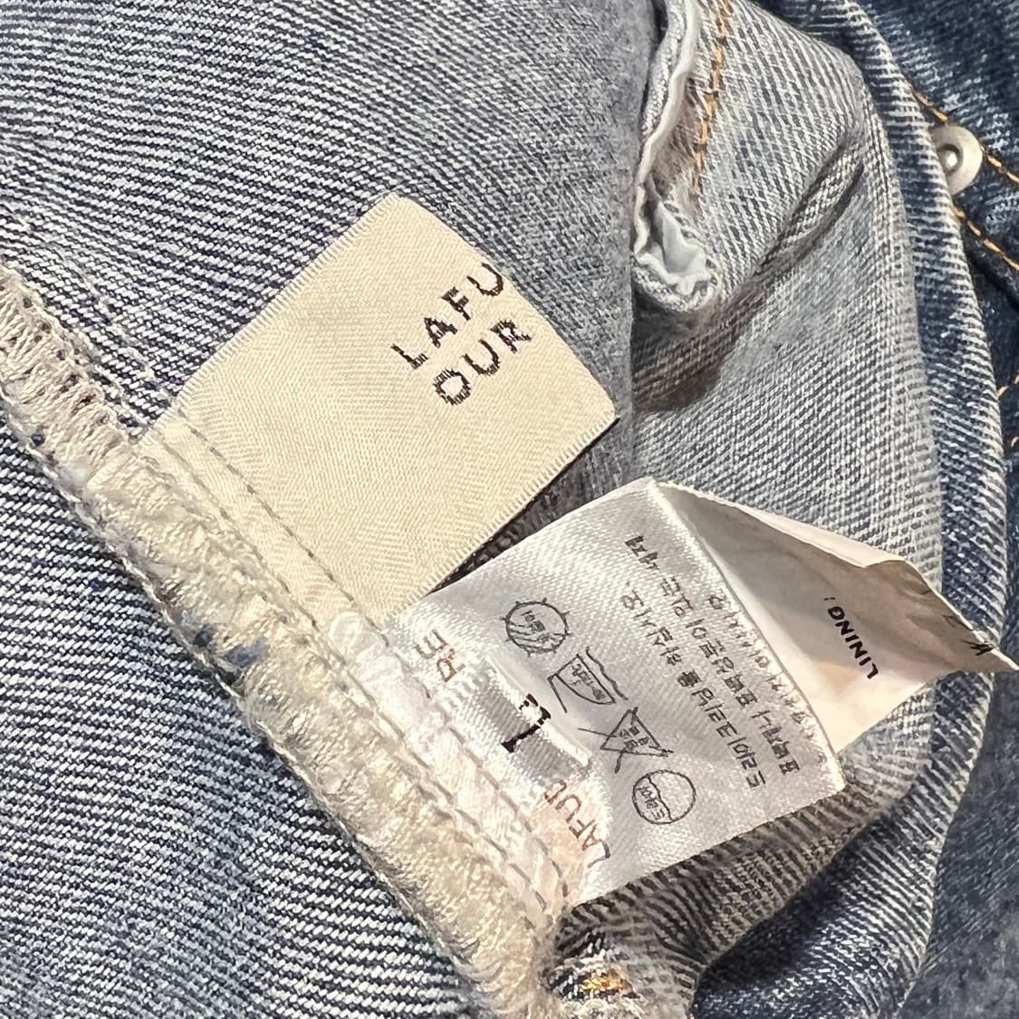 라퍼지스토어 차이나카라 데님 자켓 상품이미지3