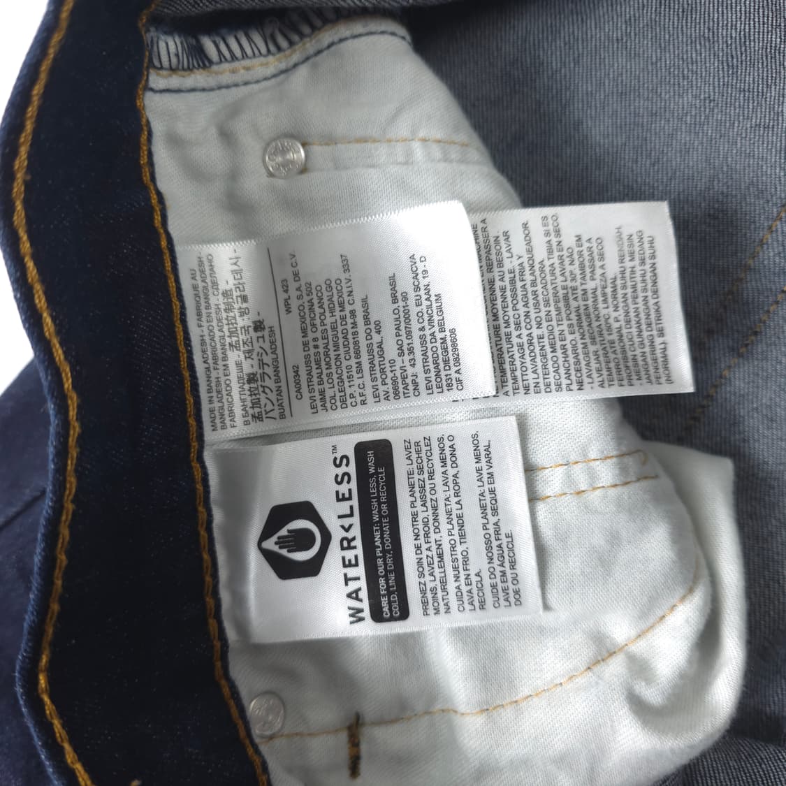 리바이스 502 데님팬츠 진청 (33) 상품이미지4