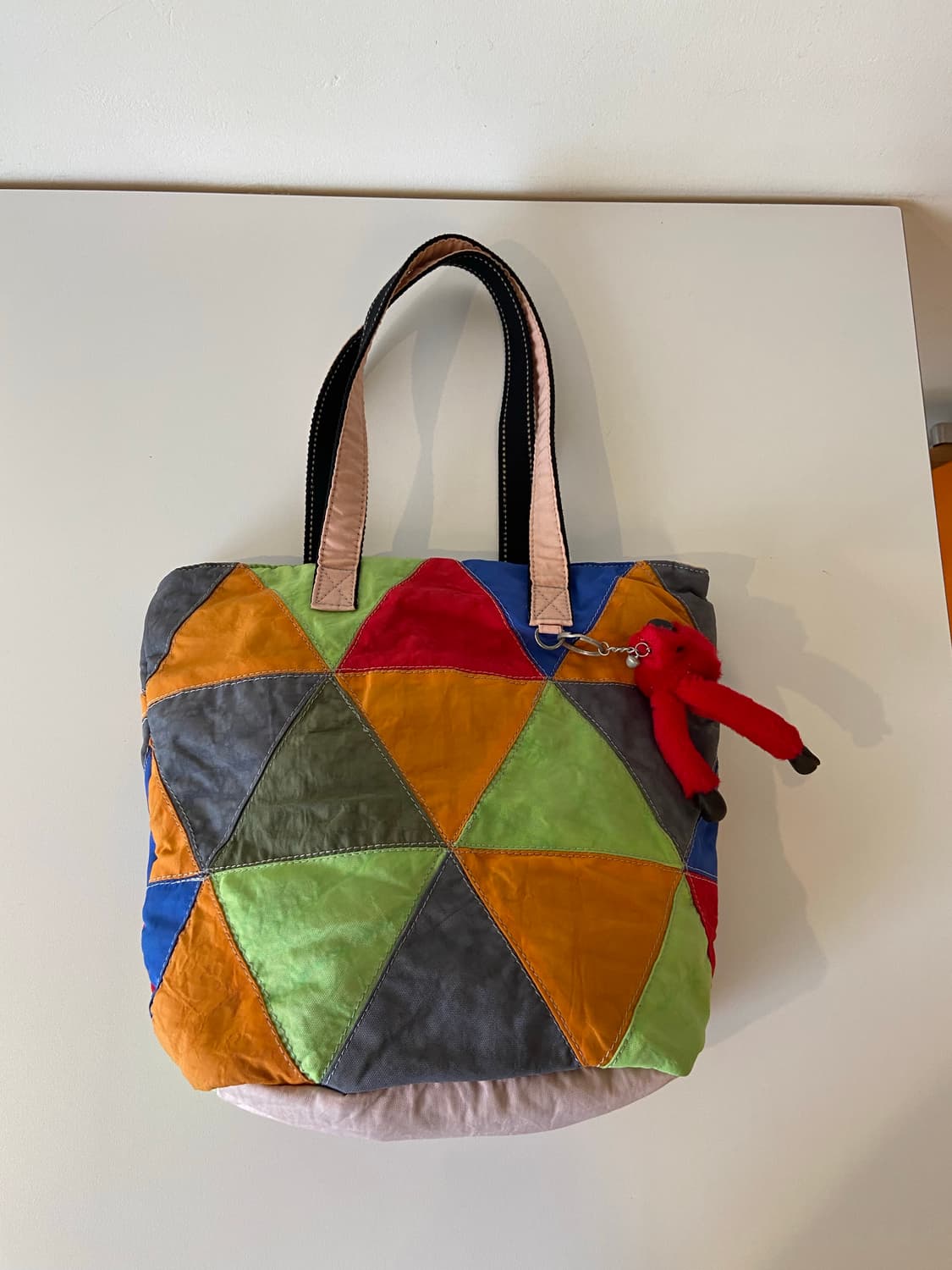 키플링 패치워크 토트백 + 원숭이 키링 상품이미지1