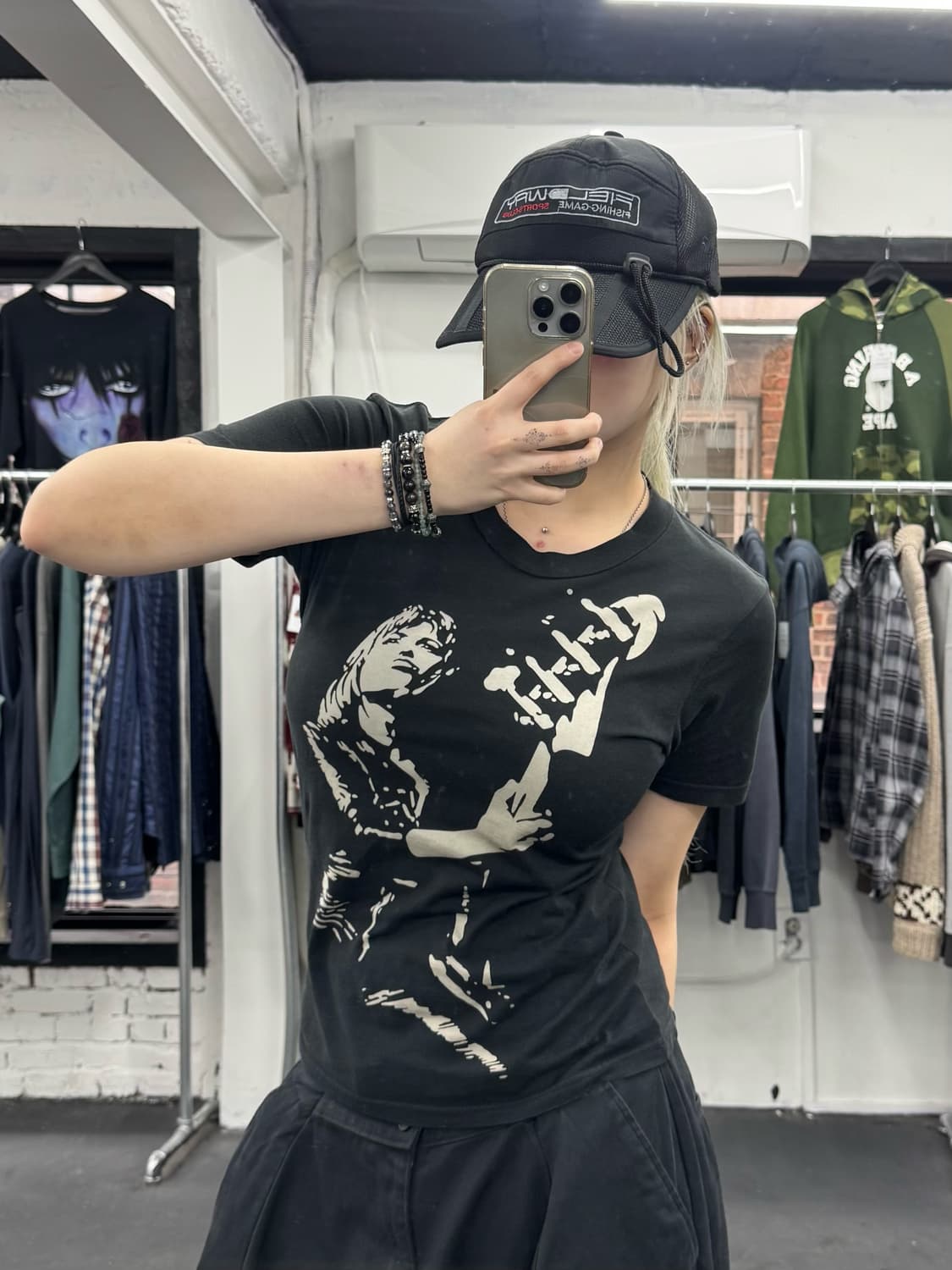 히스테릭 글래머 기타걸 티셔츠 상품이미지1