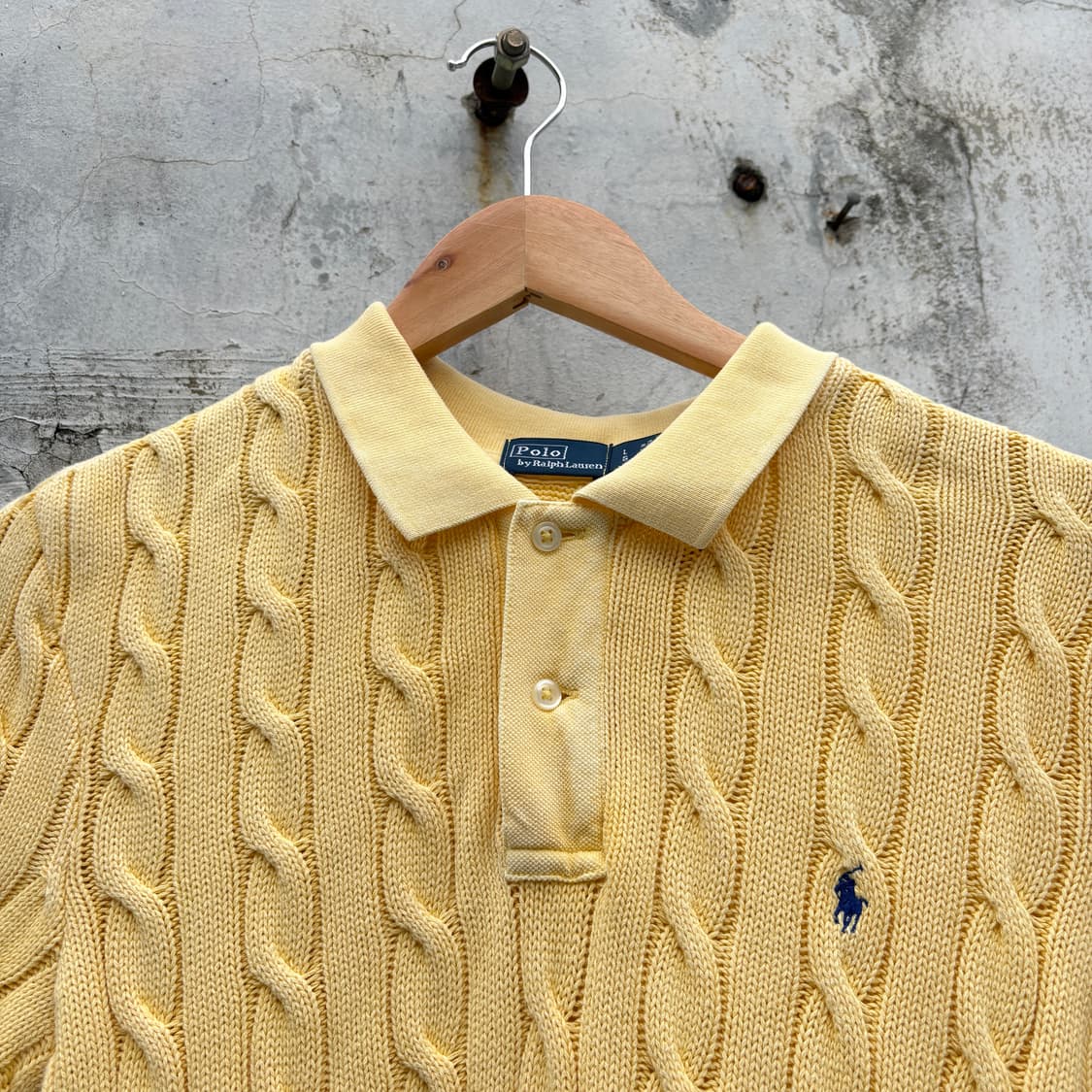 Polo 폴로 케이블 꽈배기 반팔 니트 상품이미지4