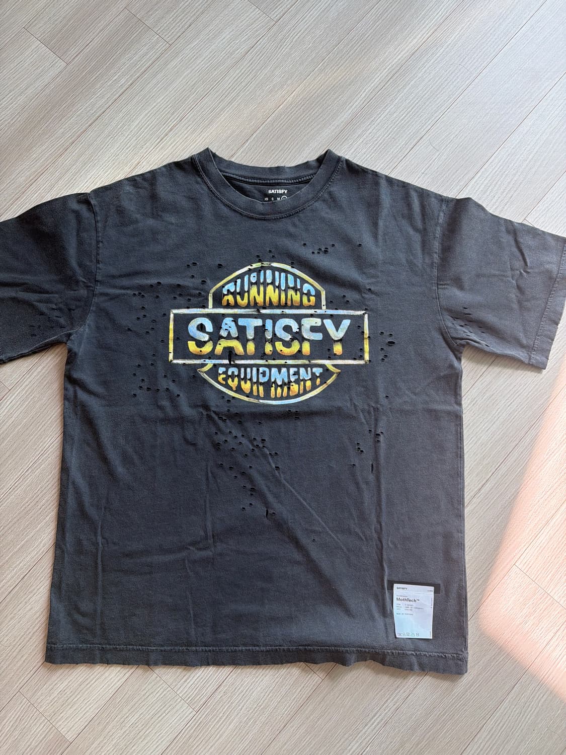 새티스파이 반팔티셔츠 L사이즈 새제품 상품이미지1