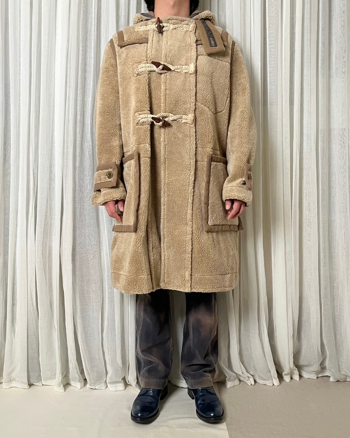 사카이 셰르파 플리스 더플코트 sacai men 퍼코트 상품이미지8