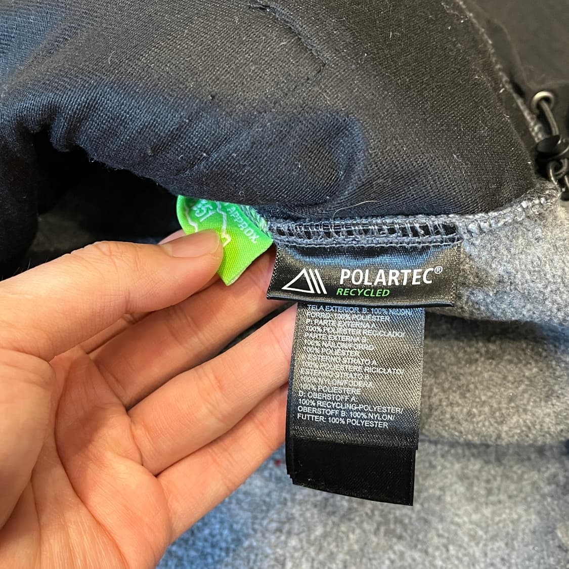 노스페이스 정품 데날리 플리스 그레이 자켓 상품이미지8