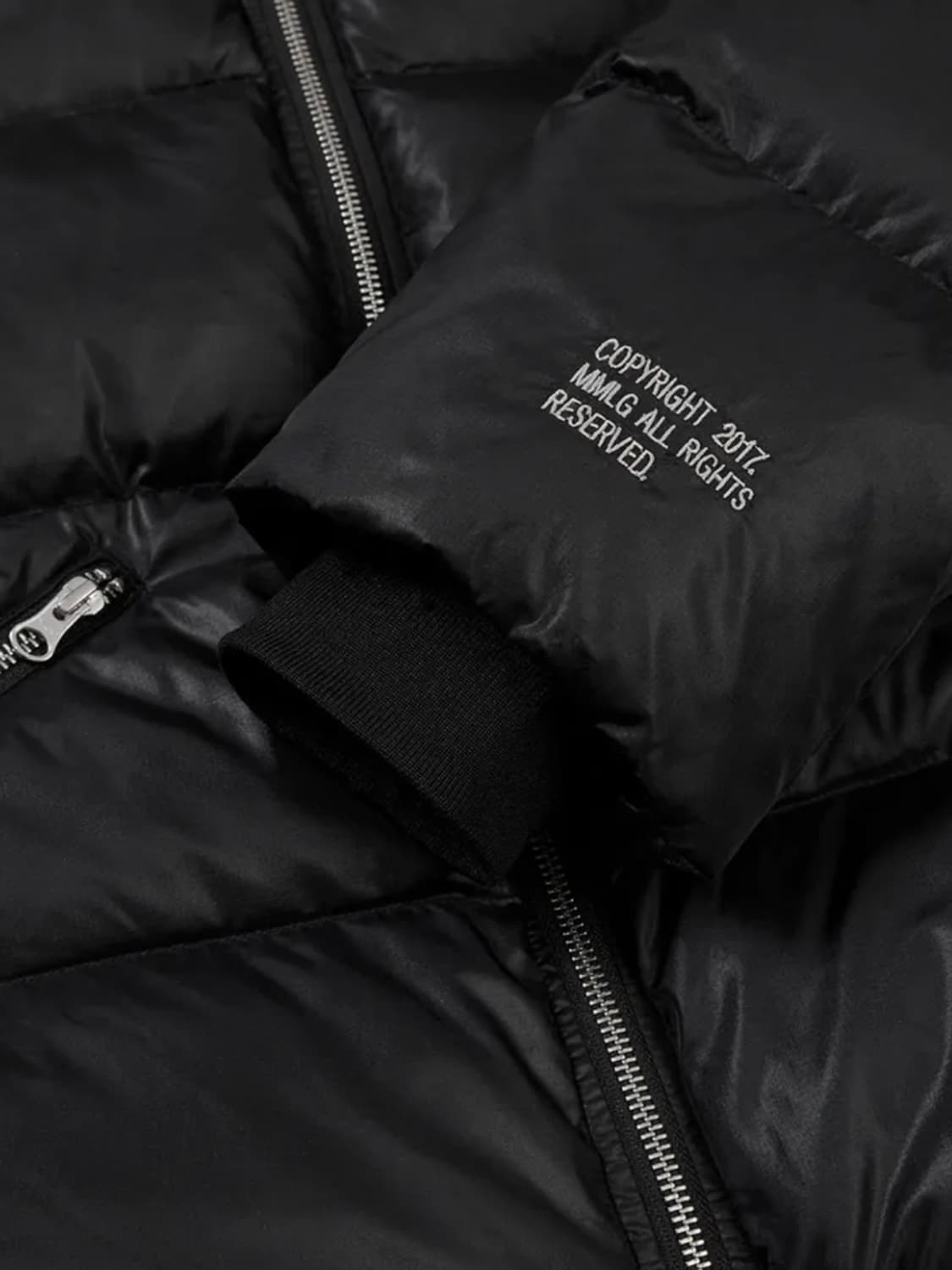 [Mmlg] 마운틴 후드 다운 패딩 블랙 상품이미지5