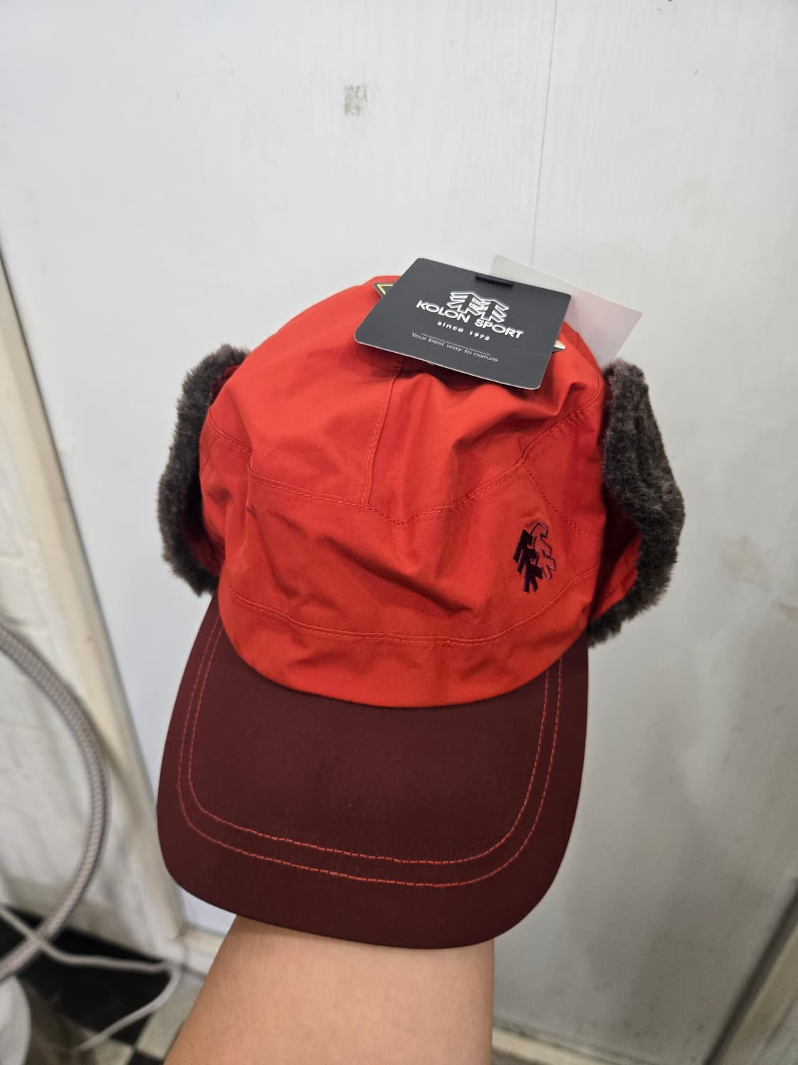 택있는새상품)) KOLON SPORT 코오롱스포츠 귀돌이 볼캡 모자! 상품이미지1