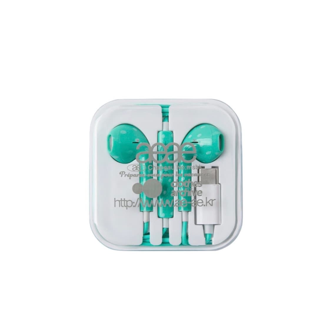 aeae 줄이어폰 민트 구해요 상품이미지1