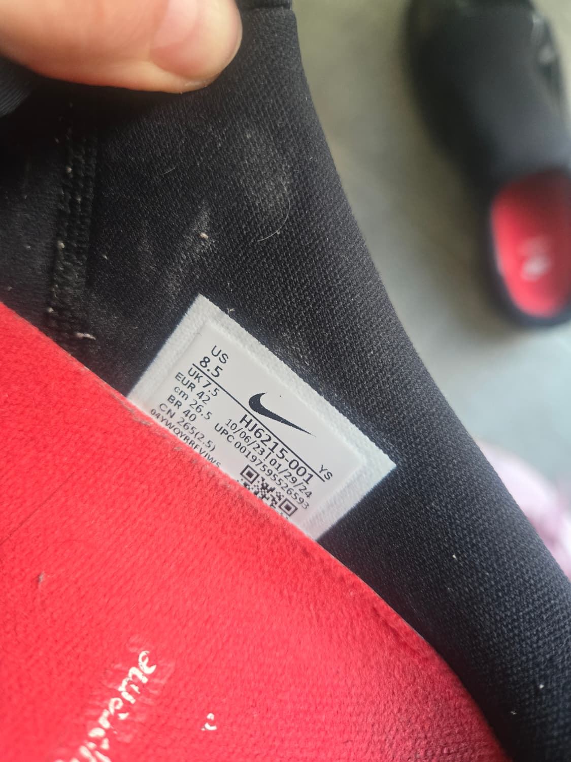 나이키 x 슈프림 클로그포짓 265 상품이미지4