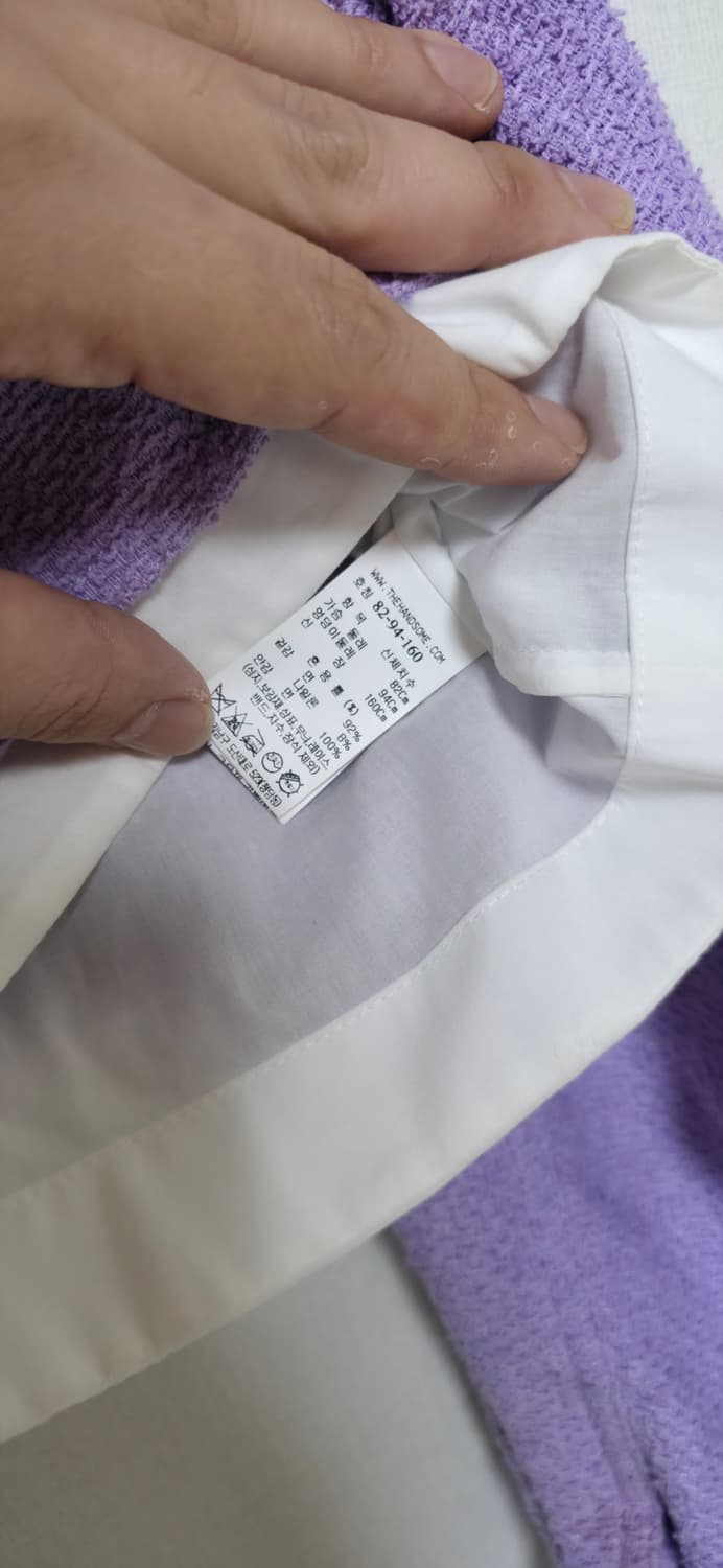 (S)시스템 퍼플 크롭 자켓 상품이미지8