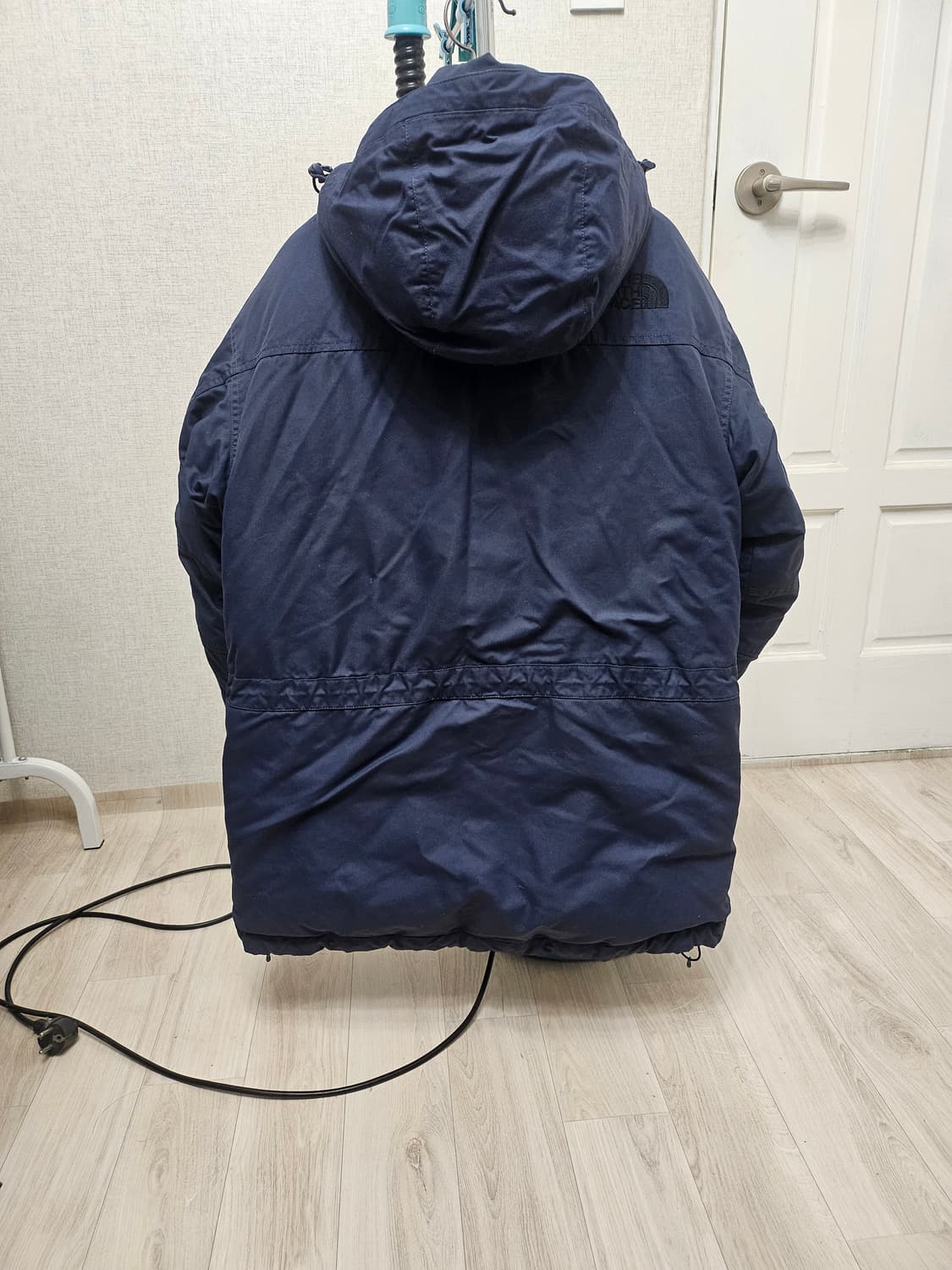 (90~95)S ☆초대장급☆노스페이스 이켈루이트 [네이비]해비구스다운패딩 상품이미지8