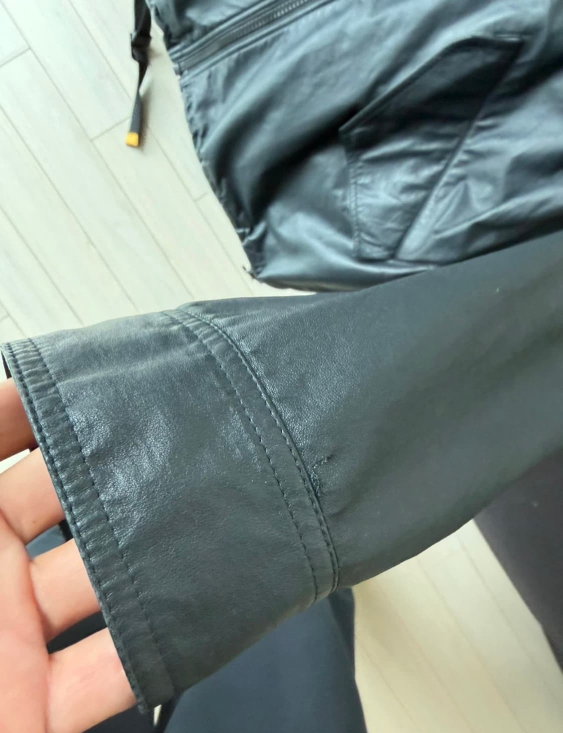 버버리 양가죽 후드 자켓 (정품 / Size 50 상품이미지10