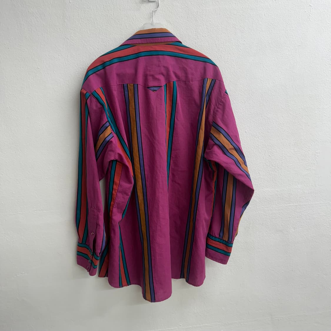 USA 미국 빈티지 팬핸들슬림 멀티컬러 웨스턴 셔츠 (34) 상품이미지4