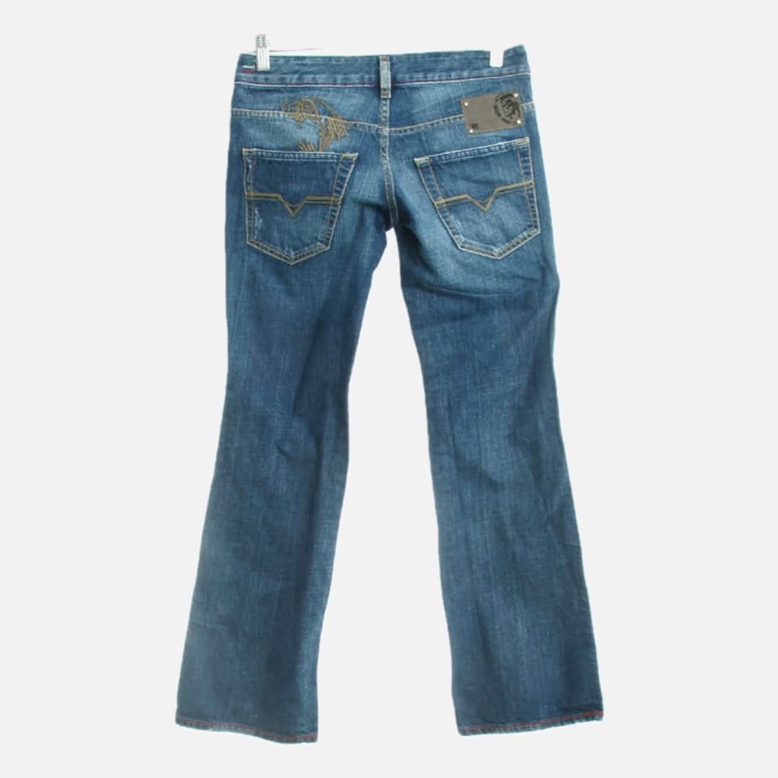 Diesel 로우라이즈 레드 스티치 부츠컷 데님 상품이미지2