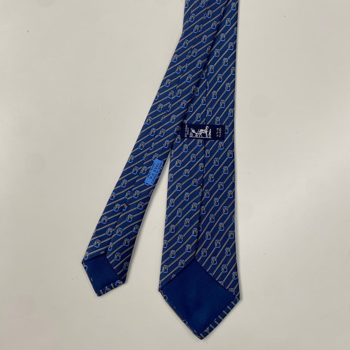 에르메스(HERMES) 명품 정품 넥타이 8.2cm 상품이미지3