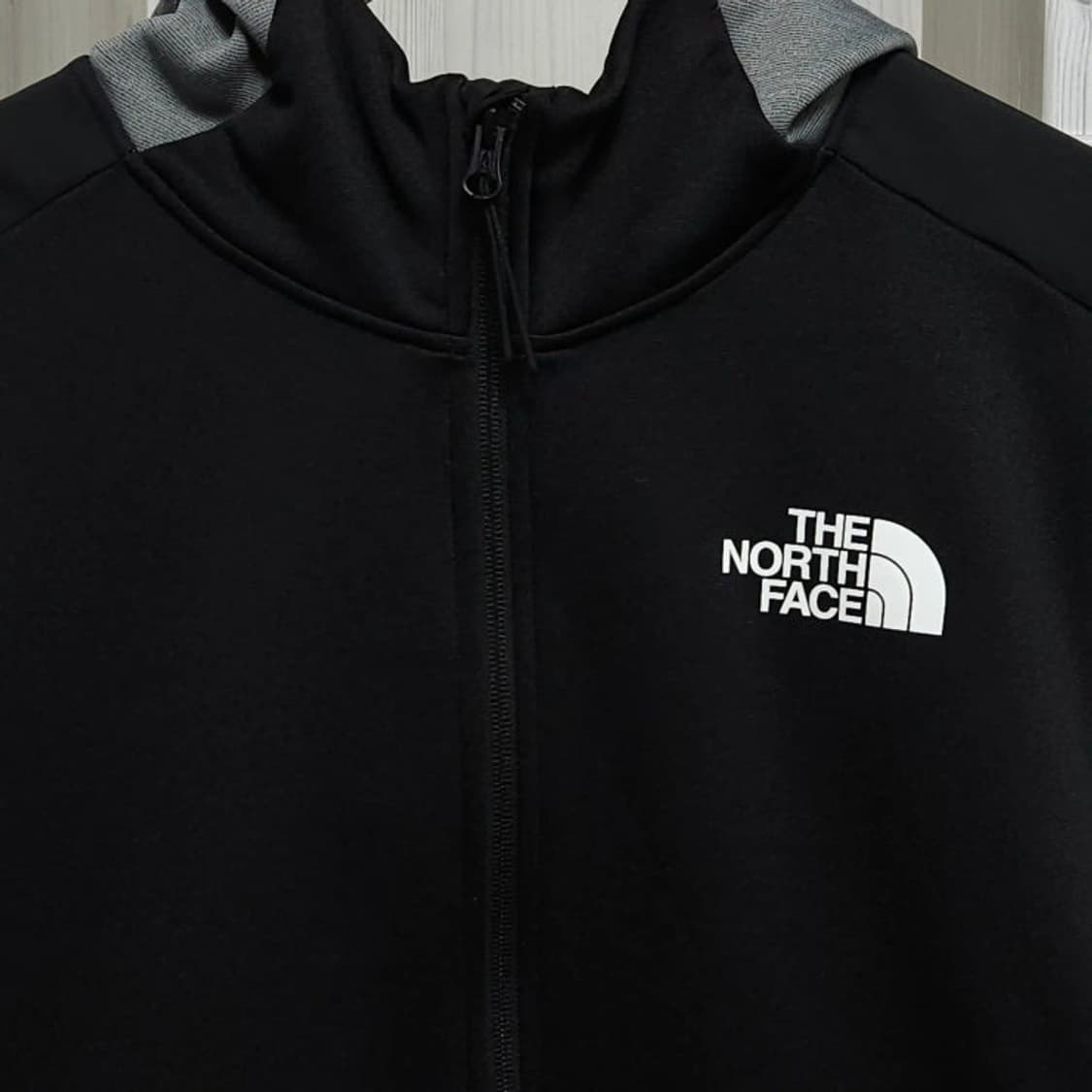 100 노스페이스 집업 후드 자켓 기능성 블랙그레이 상품이미지2