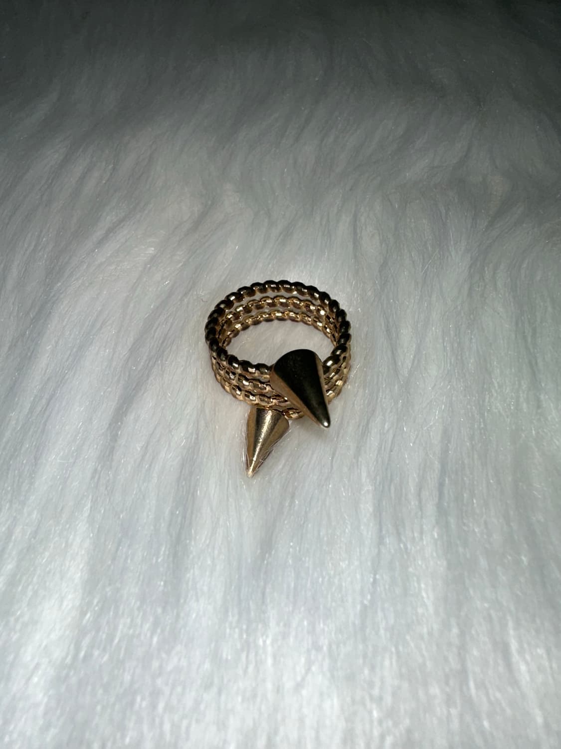 고스펑크 징 스프링 반지 상품이미지1