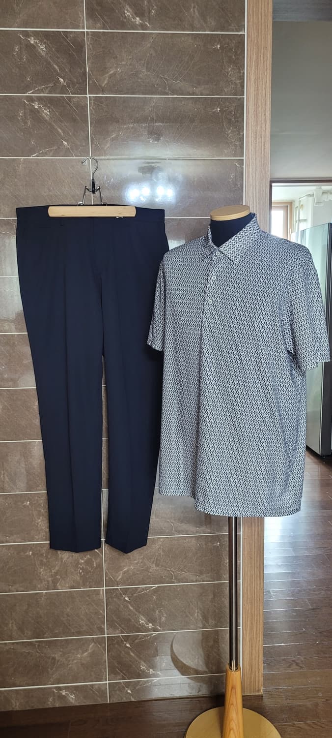 👔남성100사이즈👔파크랜드 패턴 반팔 기능성 상품이미지1