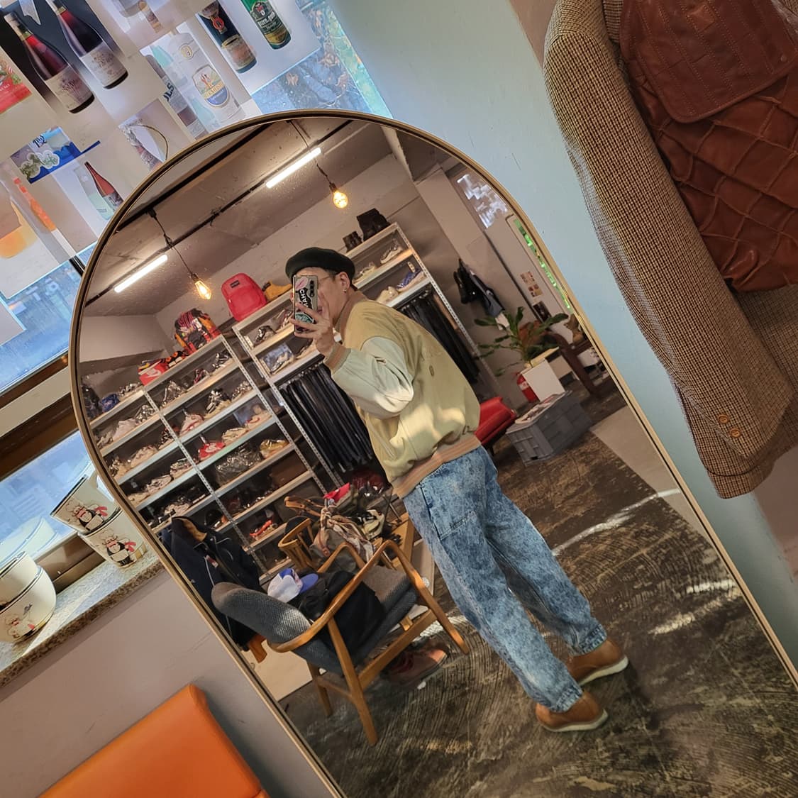 90s 페이튼 플레이스 바시티 자켓 (L) 상품이미지10