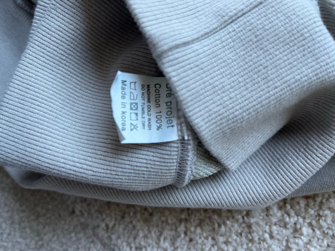 드레프로젝트 RW 스웻셔츠 (100-103) 상품이미지6