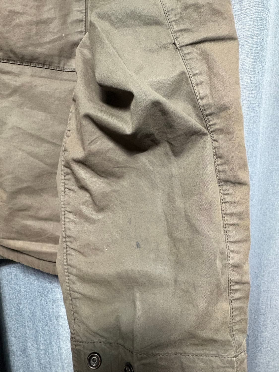 [3xl] 스톤아일랜드 수피마 코튼 자켓 다크카키 상품이미지5