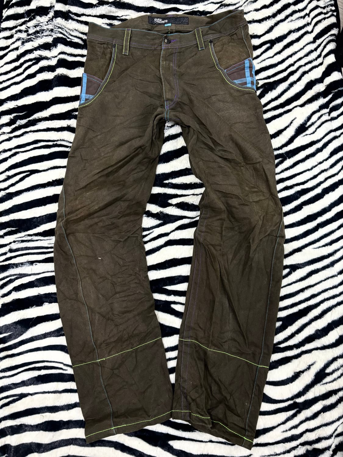 Back Zipper Check Detail Curve Jaens 상품이미지8