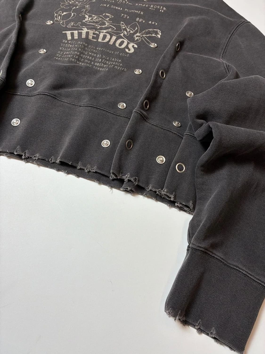 로레일즈 Loerails 23FW 크롭 스웻 셔츠 PN8722 상품이미지4