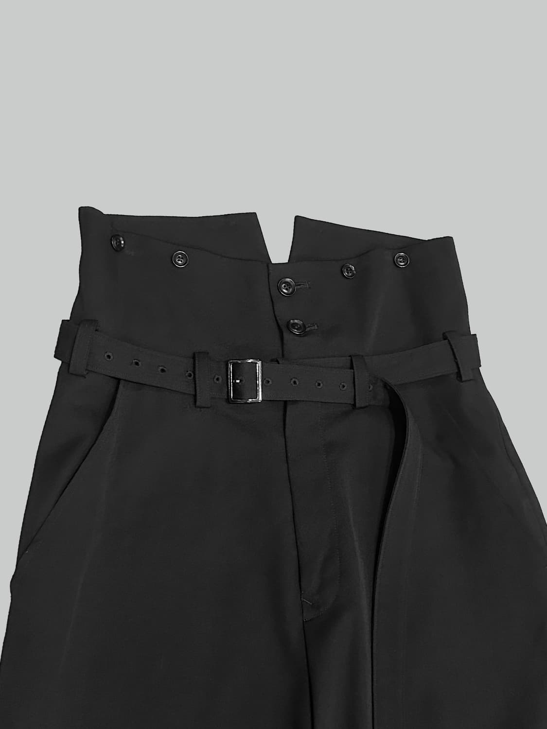 요지 야마모토 하이웨스트 팬츠 상품이미지2