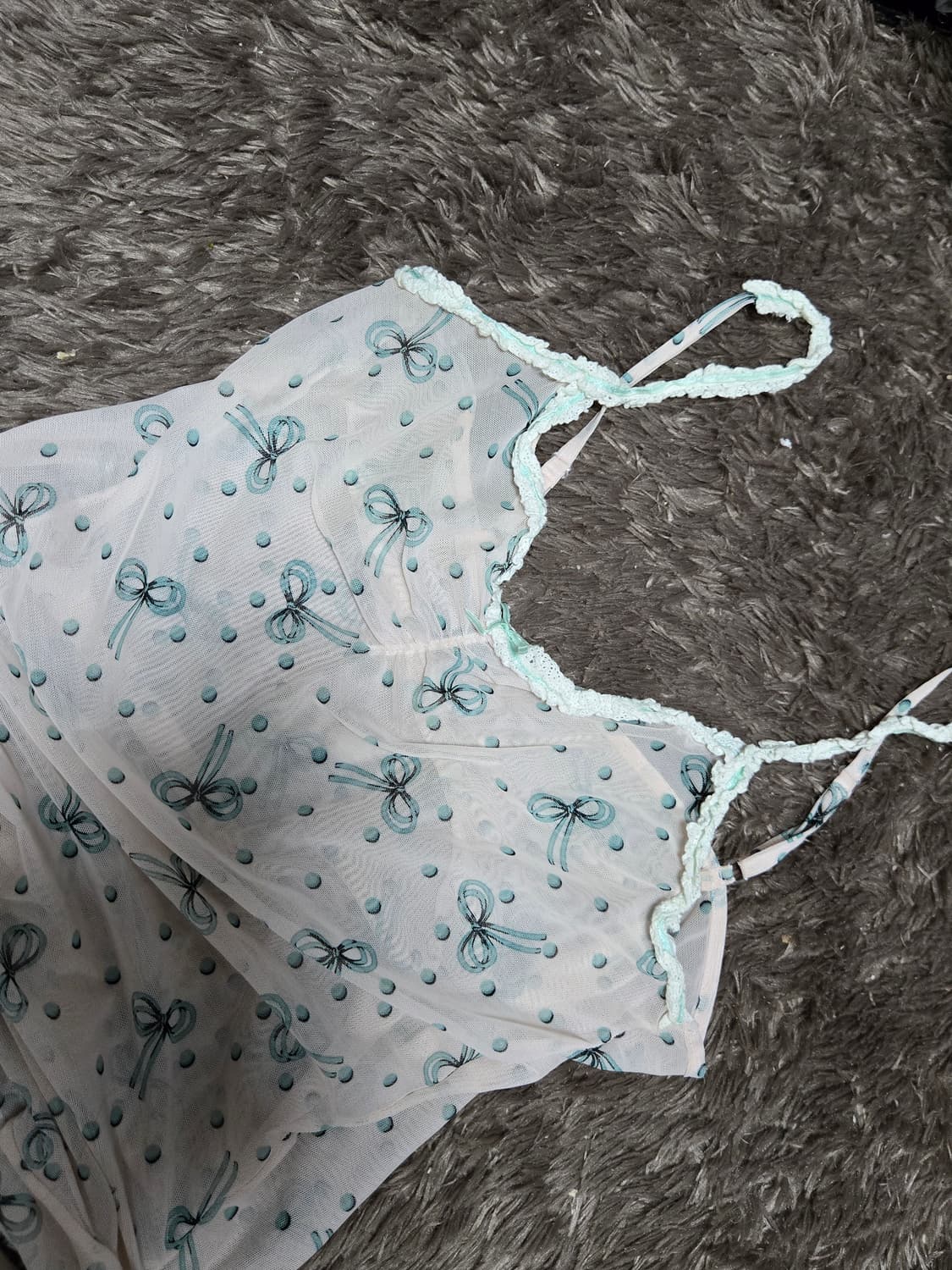 리본 슬립 레이스나시 상품이미지1