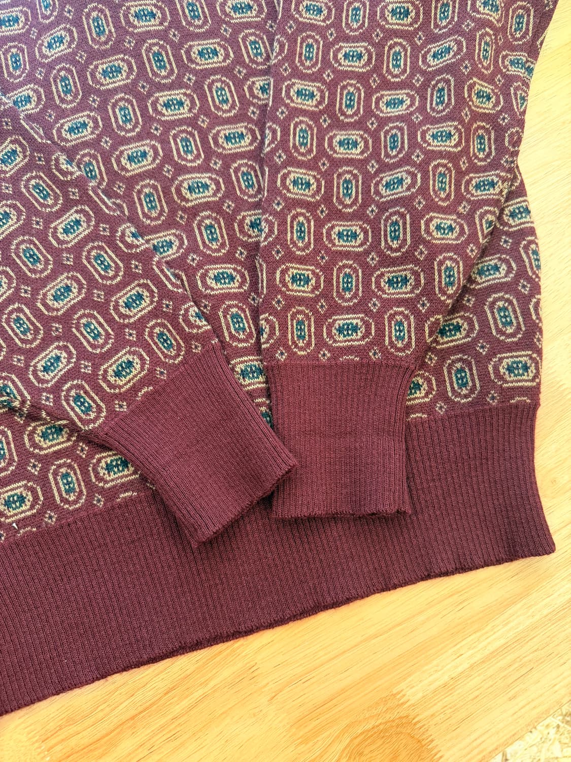 80s 폴로 랄프로렌 카라 울 니트 상품이미지8