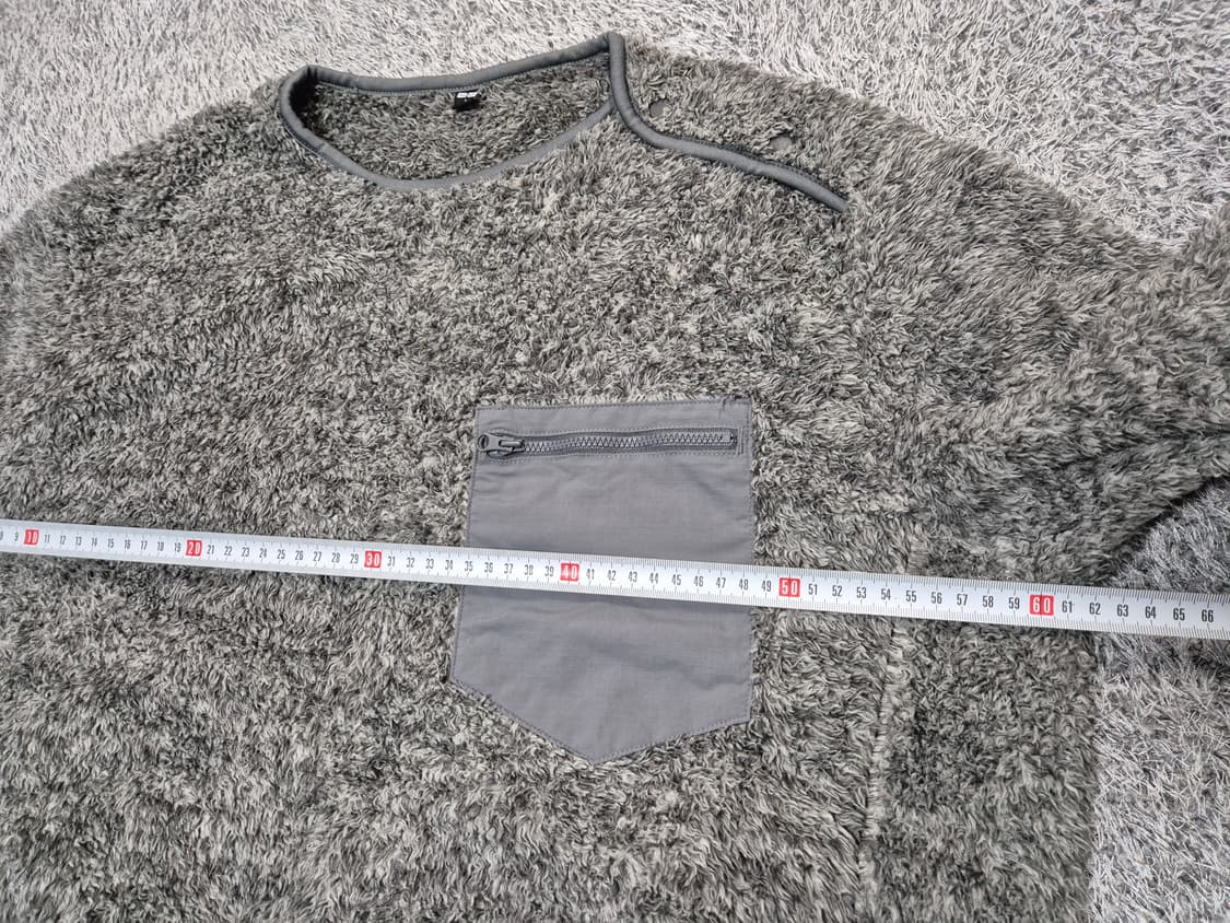 유니클로 남성 숄더 스냅버튼 플리스 티 L 상품이미지10