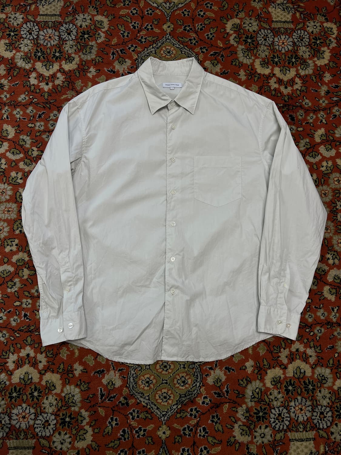 [2] 스테디에브리웨어 릴렉스드 그레이 셔츠 상품이미지1